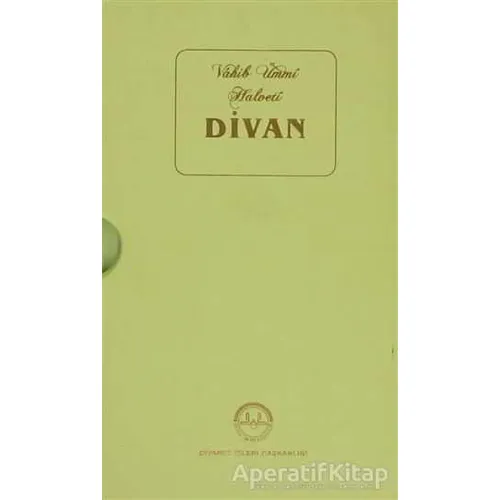 Vahib Ümmi Halveti Divan - Mustafa Tatcı - Diyanet İşleri Başkanlığı