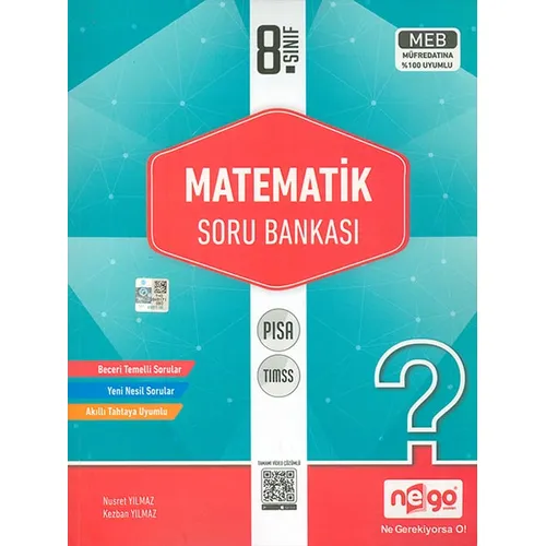 8.Sınıf Matematik Soru Bankası Nego Yayınları