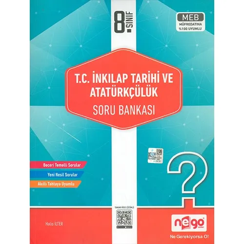 8.Sınıf İnkılap Tarihi Soru Bankası Nego Yayınları