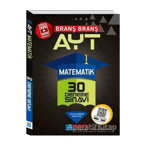 AYT Branş Branş Video Çözümlü Matematik 30 Deneme Sınavı