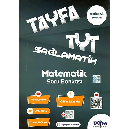 TYT Tayfa Matematik Sağlamatik Soru Bankası Tayfa Yayınları