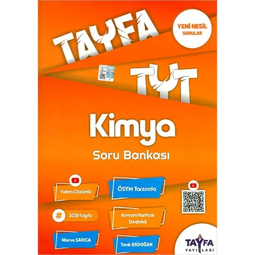 TYT Tayfa Kimya Soru Bankası Tayfa Yayınları