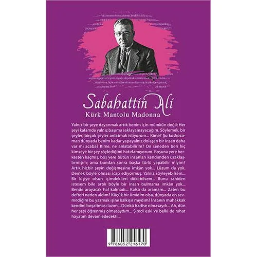 Kürk Mantolu Madonna - Sabahattin Ali - Aperatif Kitap