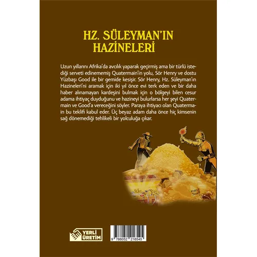 Hz. Süleyman’ın Hazineleri - H.Rider Haggard - Aperatif Kitap Yayınları