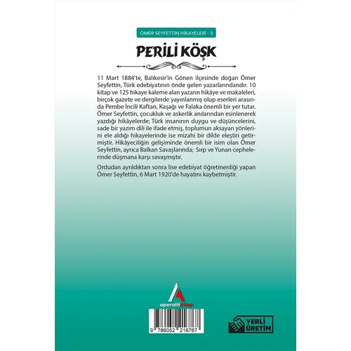 Perili Köşk - Ömer Seyfettin - Aperatif Kitap Yayınları
