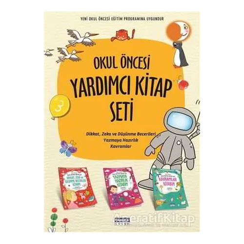 Okul Öncesi Yardımcı Kitap Seti (3 Kitap Takım) - Abdullah Özbek - Çamlıca Çocuk Yayınları