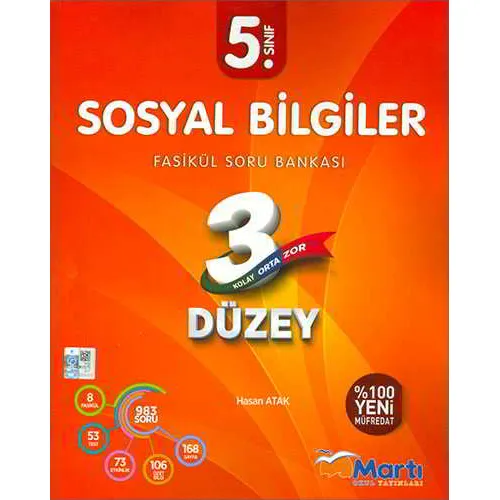 Martı Okul 5.Sınıf Sosyal Bilgiler Fasikül Soru Bankası