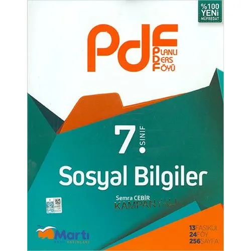 Martı Kampanyalı 7.Sınıf Sosyal Bilgiler PDF Planlı Ders Föyü