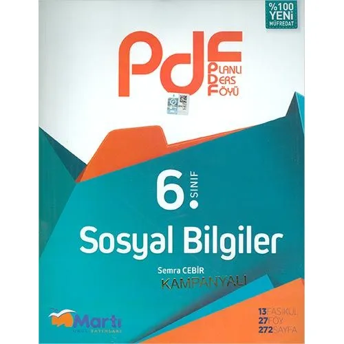 Martı Kampanyalı 6.Sınıf Sosyal Bilgiler PDF Planlı Ders Föyü