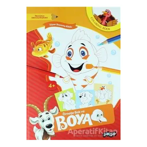 Örneğe Bak ve Boya - Turuncu - Kolektif - Pogo Çocuk