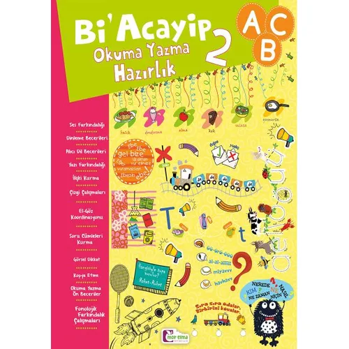 Bi Acayip Okuma Yazma Hazırlık 2 - Zarife Üspolat - Mor Elma Yayıncılık