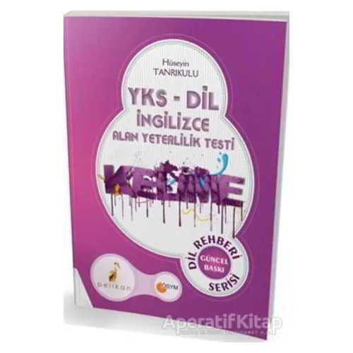 2018 YKS DİL İngilizce Alan Yeterlilik Testi Kelime Kitabı Dil Rehberi Serisi