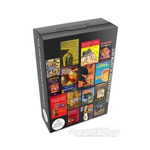 Kültür Araştırma ve Eğitim Seti (17 Kitap) - Kolektif - Aksoy Yayıncılık