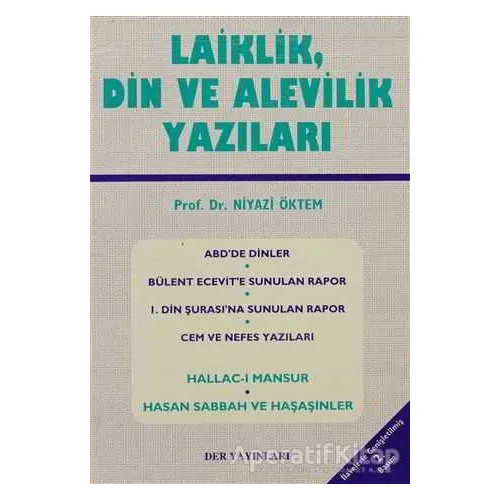 Laiklik, Din ve Alevilik Yazıları - Niyazi Öktem - Derin Yayınları