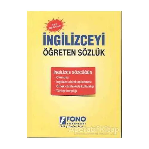 İngilizceyi Öğreten Sözlük - Peter Thursfield - Fono Yayınları