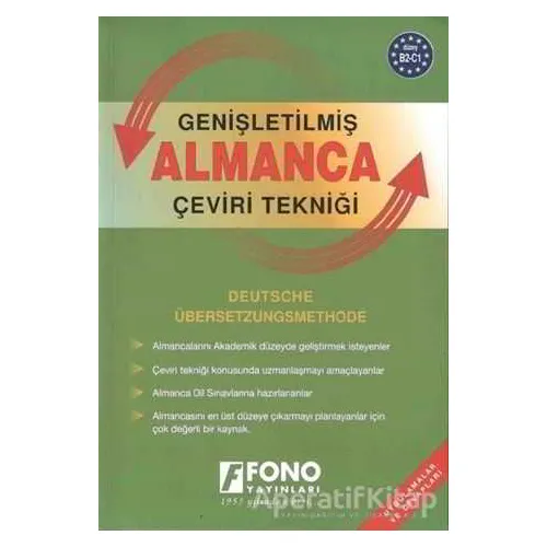 Genişletilmiş Almanca Çeviri Tekniği - Aslı Çetinkal - Fono Yayınları
