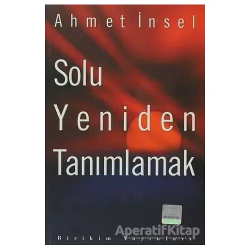 Solu Yeniden Tanımlamak - Ahmet İnsel - Birikim Yayınları
