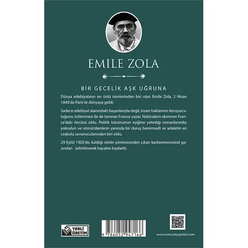 Bir Gecelik Aşk Uğruna - Emile Zola - Maviçatı (Dünya Klasikleri)