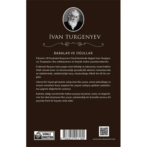 Babalar ve Oğullar - İvan Turgenyev - Maviçatı (Dünya Klasikleri)