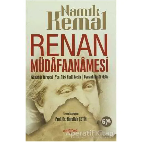 Renan Müdafaanamesi - Namık Kemal - Akçağ Yayınları