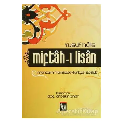 Miftah-ı Lisan - Yusuf Halis - Altın Post Yayıncılık