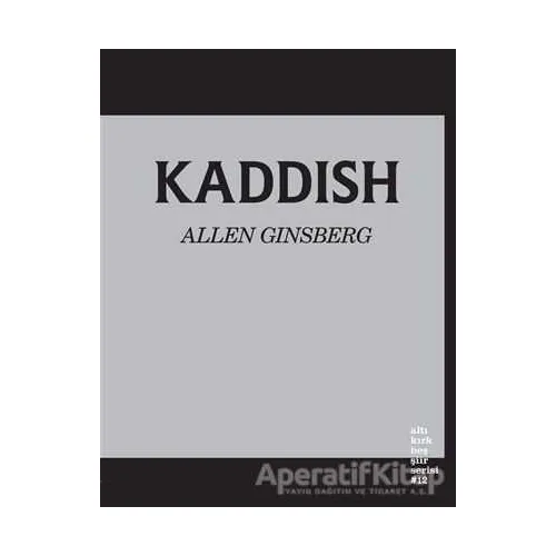 Kaddish - Allen Ginsberg - Altıkırkbeş Yayınları