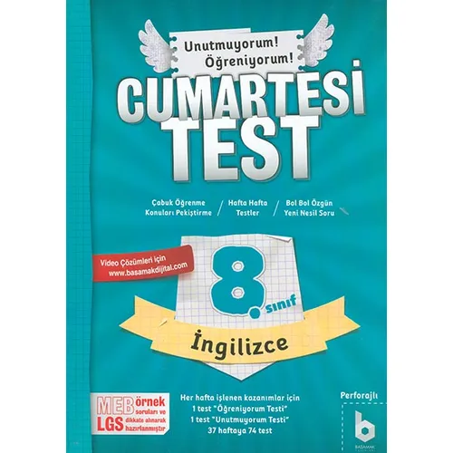Basamak 8.Sınıf LGS İngilizce Cumartesi Test