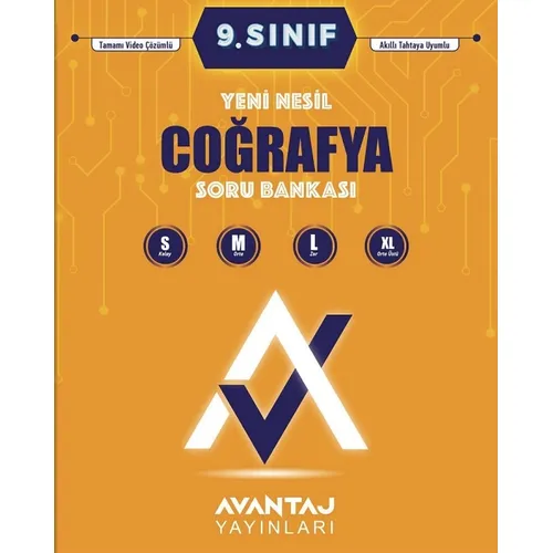 Avantaj 9. Sınıf Coğrafya Soru Bankası 2024 öncesi müfredat