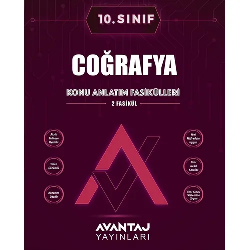 Avantaj 10. Sınıf Coğrafya Konu Anlatım Fasikülleri