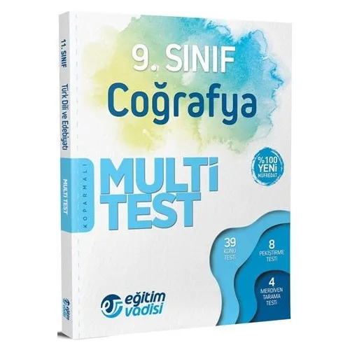 Eğitim Vadisi 9. Sınıf Coğrafya Multi Test Soru Bankası (Kampanyalı)