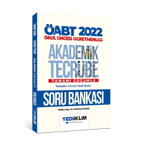 Yediiklim 2022 ÖABT Okul Öncesi Öğretmenliği Akademik Tecrübe Tamamı Çözümlü Soru Bankası