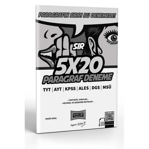 Yargı TYT AYT KPSS ALES DGS MSÜ Sır 5x20 Paragraf Deneme