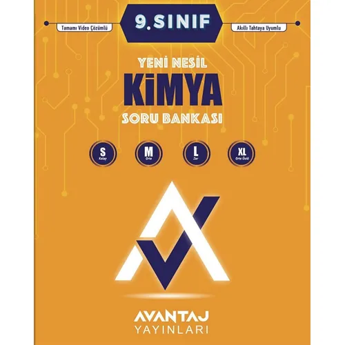 Avantaj 9. Sınıf Kimya Soru Bankası 2024 öncesi müfredat