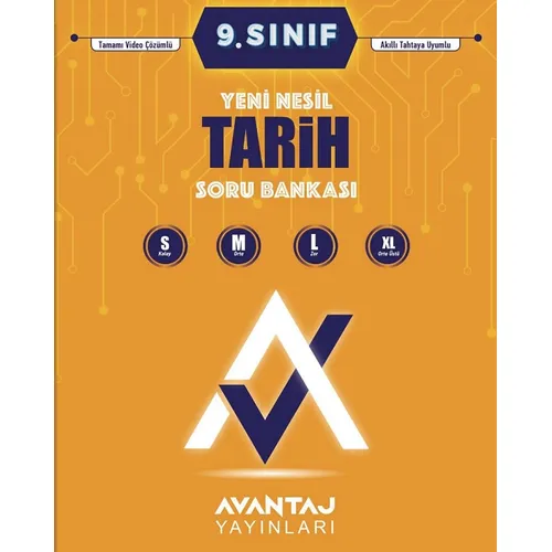 Avantaj 9. Sınıf Tarih Soru Bankası 2024 öncesi müfredat