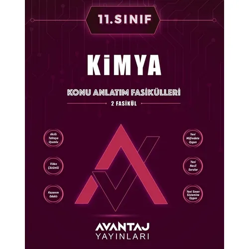 Avantaj 11. Sınıf Kimya Konu Anlatım Fasikülleri