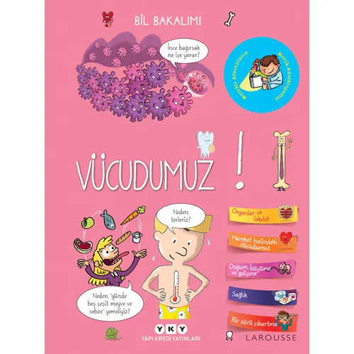 Vücudumuz! - Bil Bakalım (Çıkartmalı) - Anne Royer - Yapı Kredi Yayınları