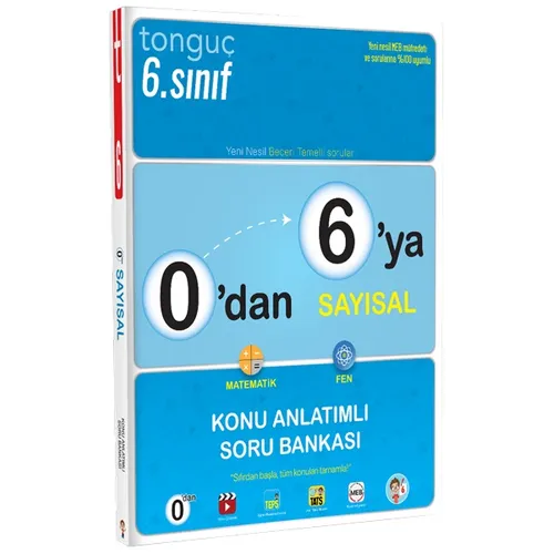Tonguç Akademi 0’dan 6’ya Sayısal Konu Anlatımlı Soru Bankası