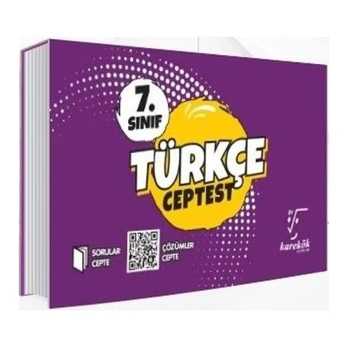 Karekök 7. Sınıf Türkçe Cep Test