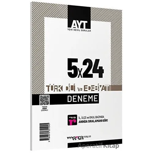 2023 AYT Türk Dili ve Edebiyatı 5 Deneme Tamamı Video Çözümlü Marka Yayınları