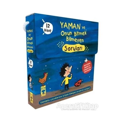 Yaman ve Onun Bitmek Bilmeyen Soruları Set (12 Kitap) - Gwenaelle Boulet - Timaş Çocuk