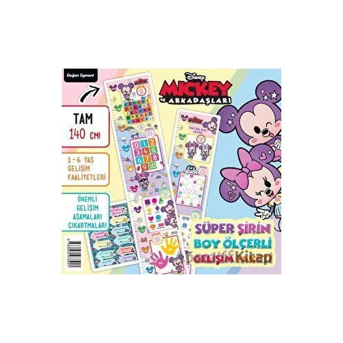 Disney Mickey Ve Arkadaşları Süper Şirin Boy Ölçerli Gelişim Paketi