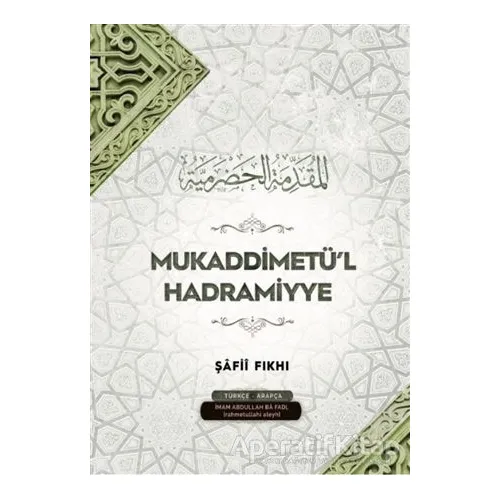 Mukaddimetül Hadramiyye - Mam Abdullah Ba Fadl - Semerkand Yayınları