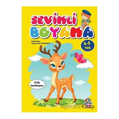 Sevimli Boyama (4-5 yaş) - Türkan Ada Kömürcü - Yağmur Çocuk