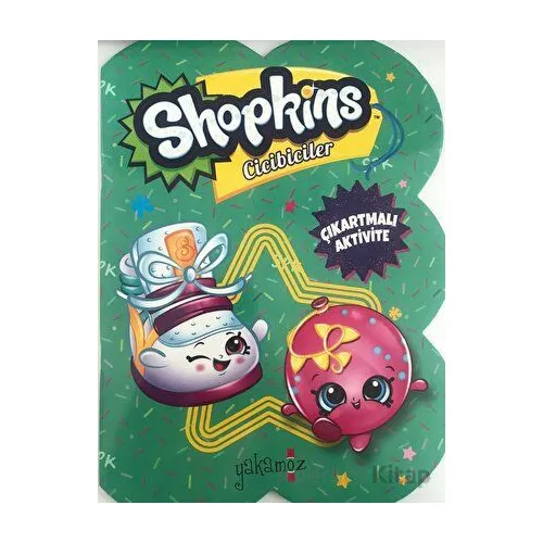 Shopkins Cicibiciler Çıkartmalı Aktivite - Yeşil Kitap - Kolektif - Yakamoz Yayınevi
