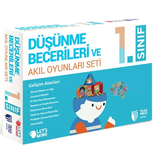 1. Sınıf Düşünme Becerileri ve Akıl Oyunları Seti - Teas Press