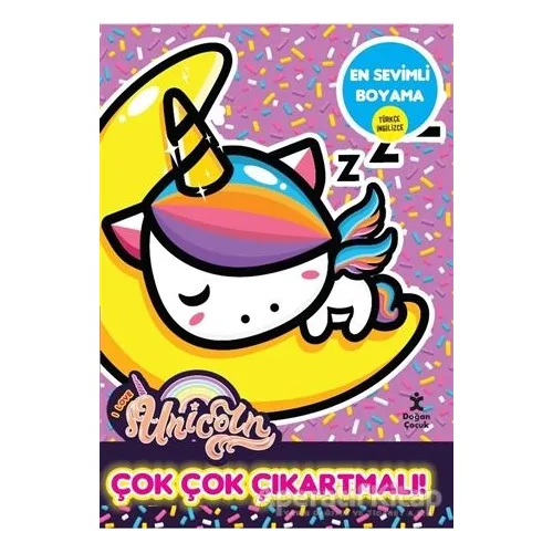 I Love Unicorn En Sevimli Boyama Çok Çok Çıkartmalı! - Kolektif - Doğan Çocuk