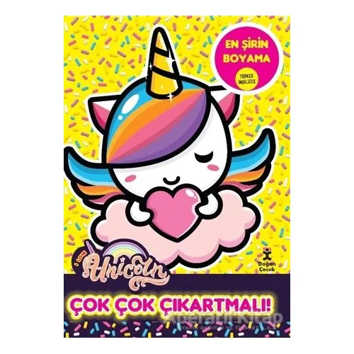 I Love Unicorn En Şirin Boyama Çok Çok Çıkartmalı! - Kolektif - Doğan Çocuk