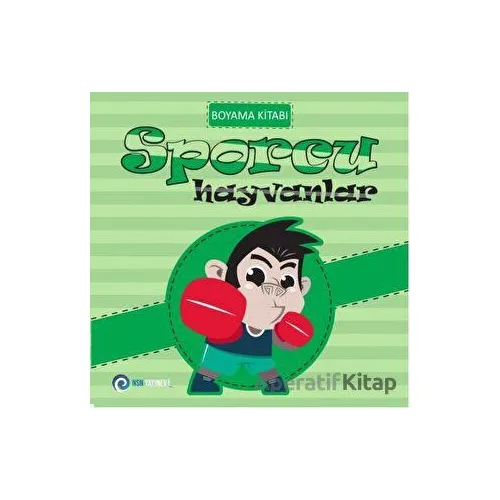 Sporcu Hayvanlar - Boyama Kitabı - Kolektif - NSN Yayınevi