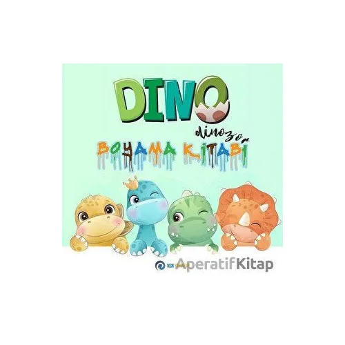 Dino Dinozor - Boyama Kitabı - Kolektif - NSN Yayınevi