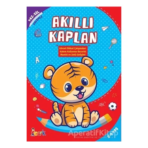 Akıllı Kaplan - Yaz-Sil Kalemli - Kolektif - Bıcırık Yayınları